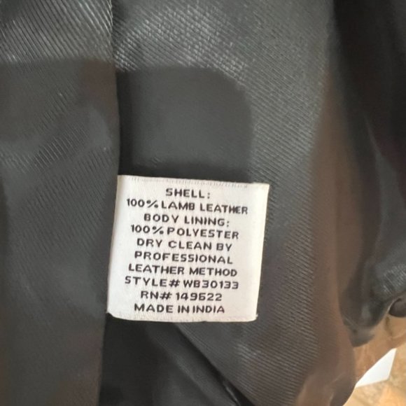 WALTER BAKER LIz Leather Crop Moto Jacket in Terracotta NWOT - Picture 16 of 16